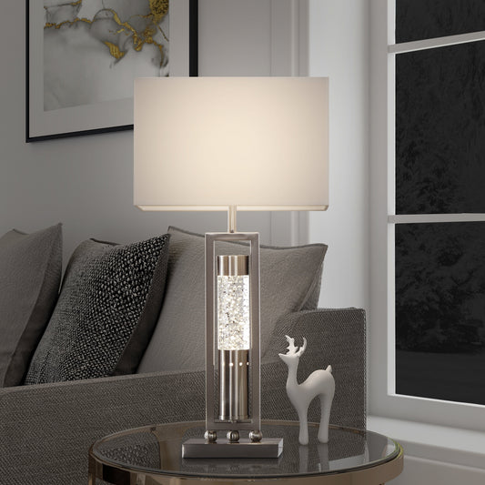 Lampada da tavolo con paralume rettangolare Conover