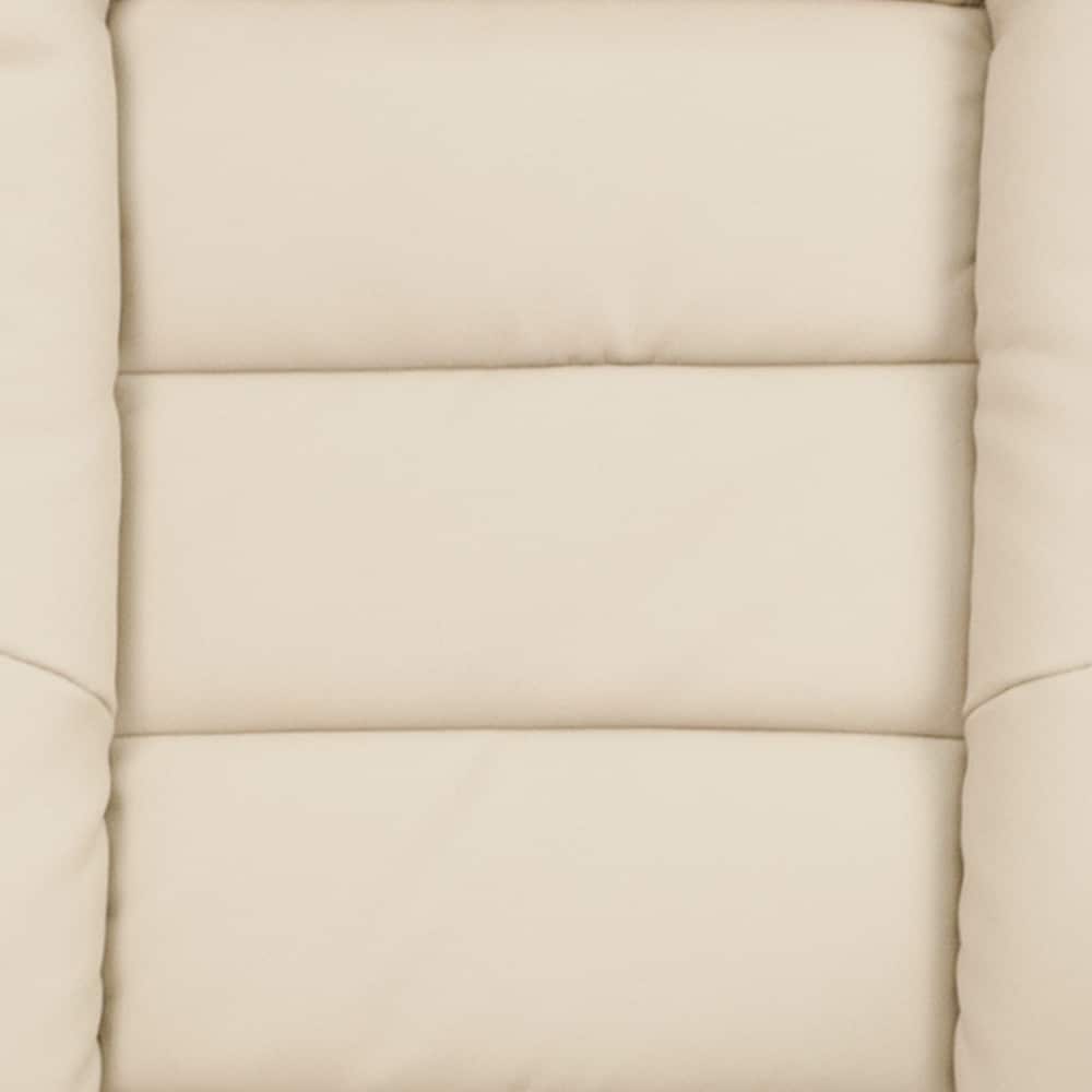 Poltrona reclinabile imbottita multiposizione contemporanea con pouf