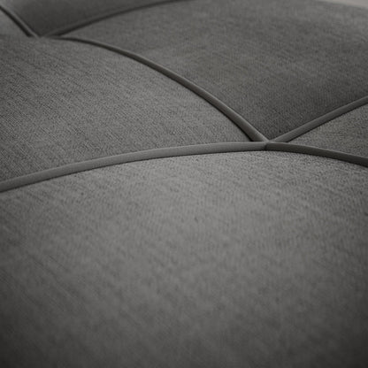 Divano letto trasformabile 3 in 1, chaise longue con letto estraibile, velluto/tessuto