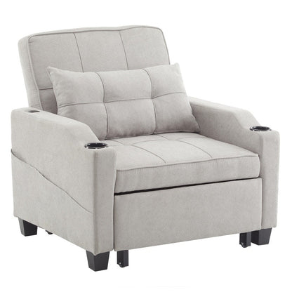 Poltrona letto, divano letto 3 in 1, poltrona reclinabile regolabile, poltrona, divano, letto, biancheria