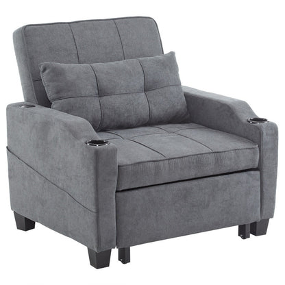 Poltrona letto, divano letto 3 in 1, poltrona reclinabile regolabile, poltrona, divano, letto, biancheria
