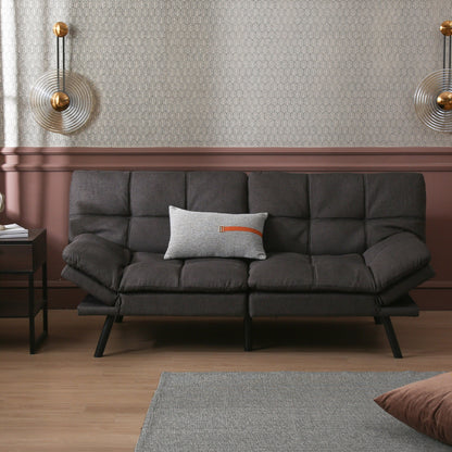 Divano letto futon trasformabile, divano letto pieghevole moderno