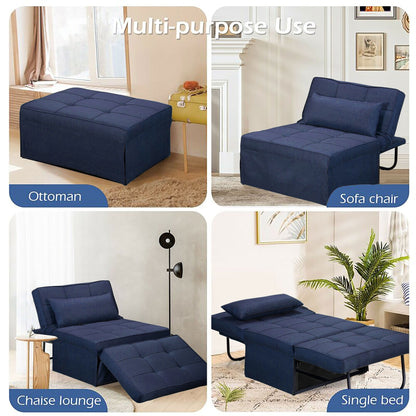 Divano letto trasformabile, poltrona, pouf pieghevole, poltrone reclinabili per soggiorno