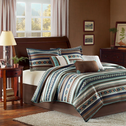 Set copripiumino Copper Grove Geneva Southwest da 7 pezzi