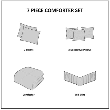 Set copripiumino Copper Grove Geneva Southwest da 7 pezzi