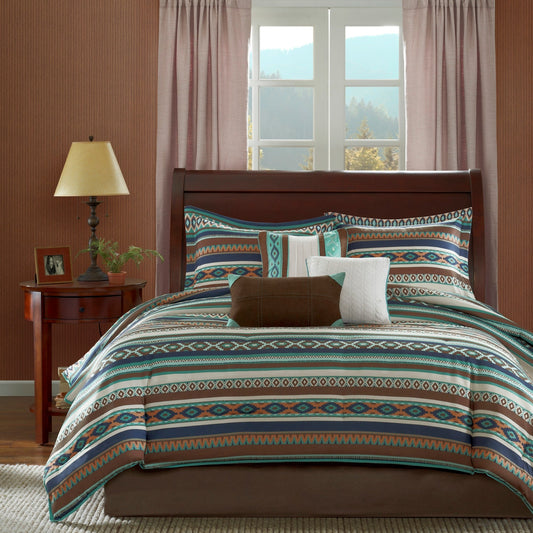 Set copripiumino Copper Grove Geneva Southwest da 7 pezzi