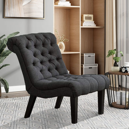 Divano chaise longue imbottito, poltrona decorativa per camera da letto, soggiorno