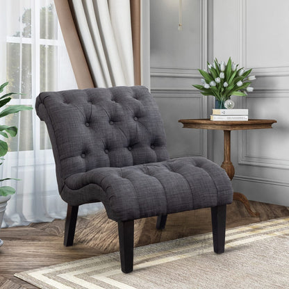 Divano chaise longue imbottito, poltrona decorativa per camera da letto, soggiorno