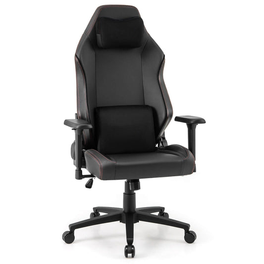 Sedia da gioco Costway, sedia ergonomica per computer con schienale alto e dondolo - Vedi dettagli