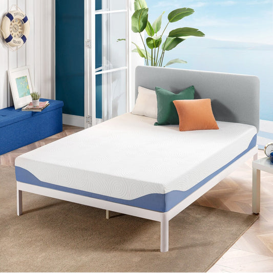 Materasso in memory foam gel da 8 pollici con fodera di alta qualità