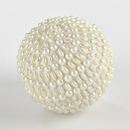 Decorazione a sfera con perline - Set di 4
