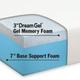 Materasso in memory foam Dream Form da 10 pollici Queen-size