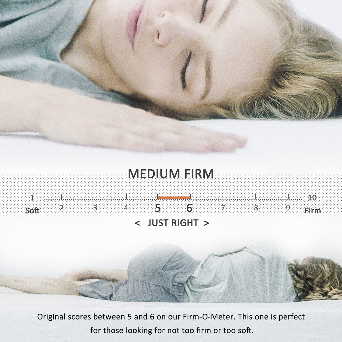 Materasso in memory foam gel da 10 pollici, comfort medio