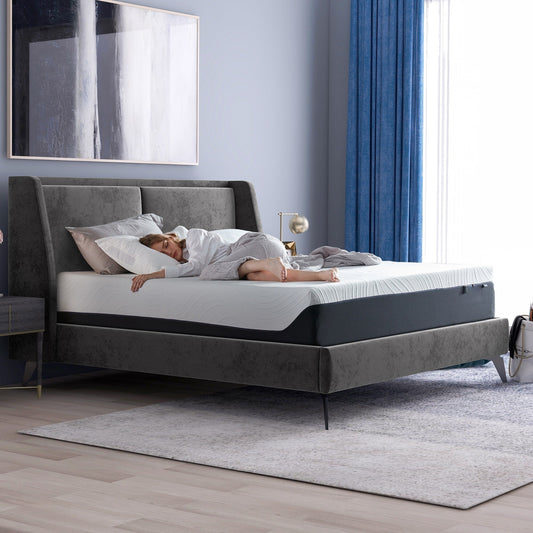 Materasso in memory foam gel da 12 pollici con morbidezza media, Queen