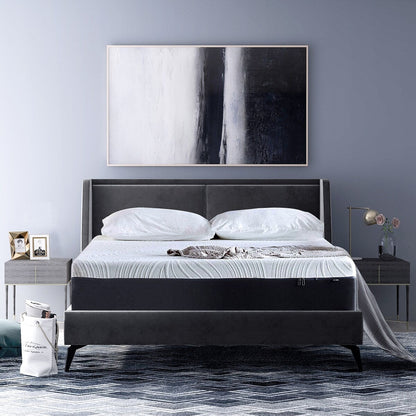 Materasso in memory foam gel da 12 pollici, singolo, morbido medio