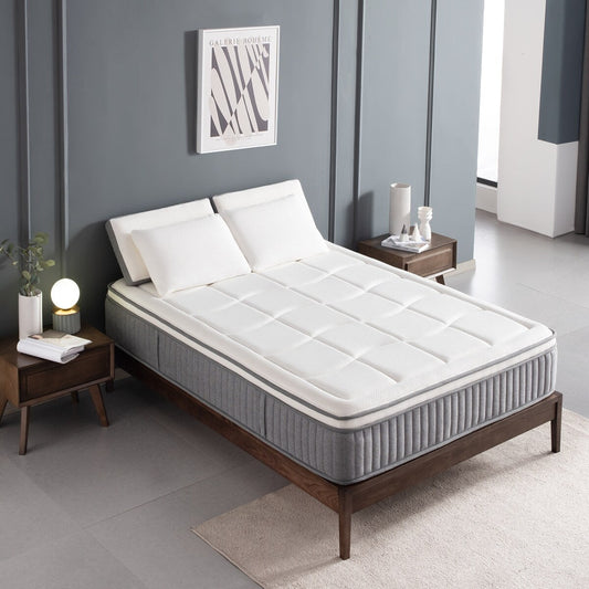 12 migliori materassi ibridi, memory foam in gel con materasso a molle insacchettate in una scatola per un sonno fresco, materasso a sensazione media