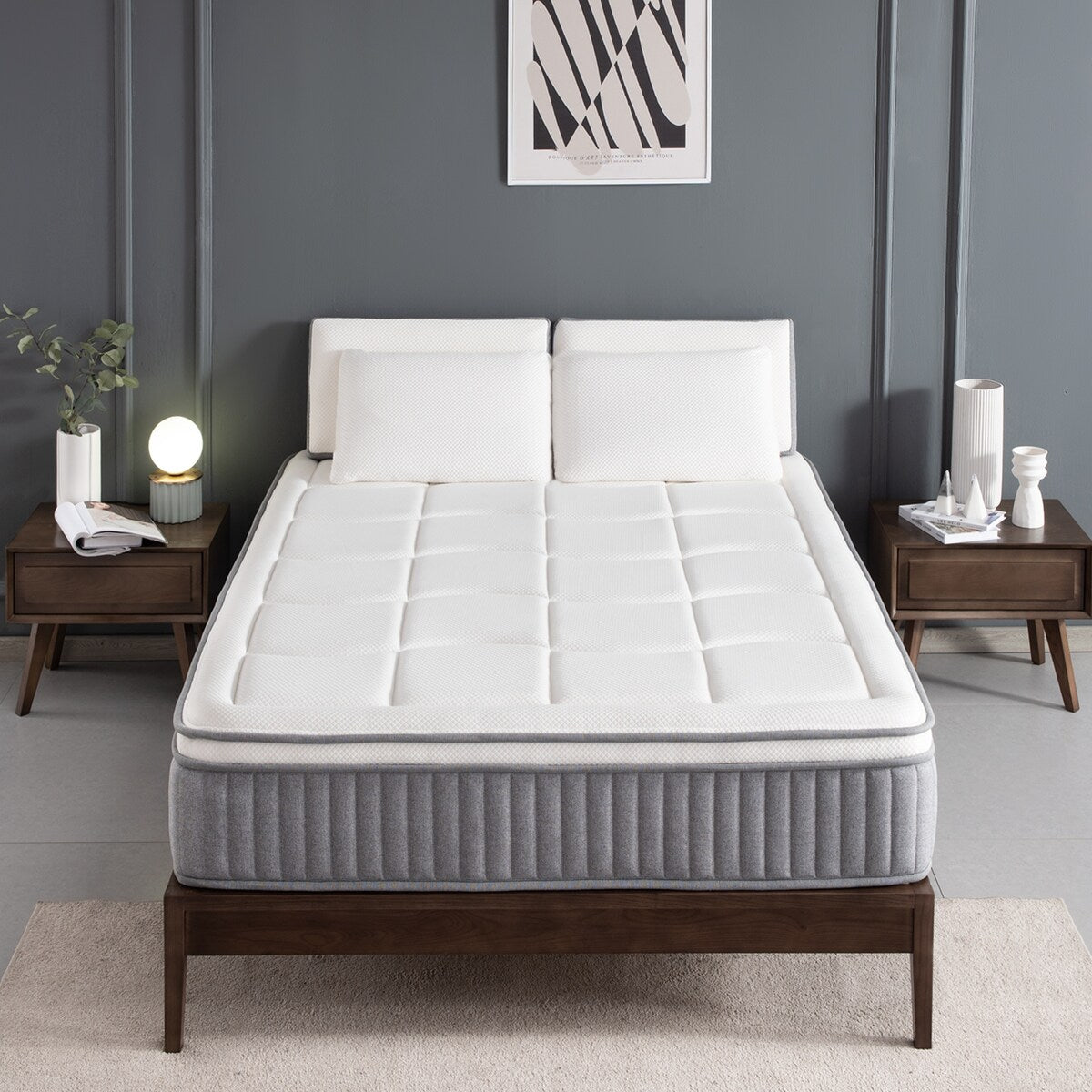 12 migliori materassi ibridi, memory foam in gel con materasso a molle insacchettate in una scatola per un sonno fresco, materasso a sensazione media