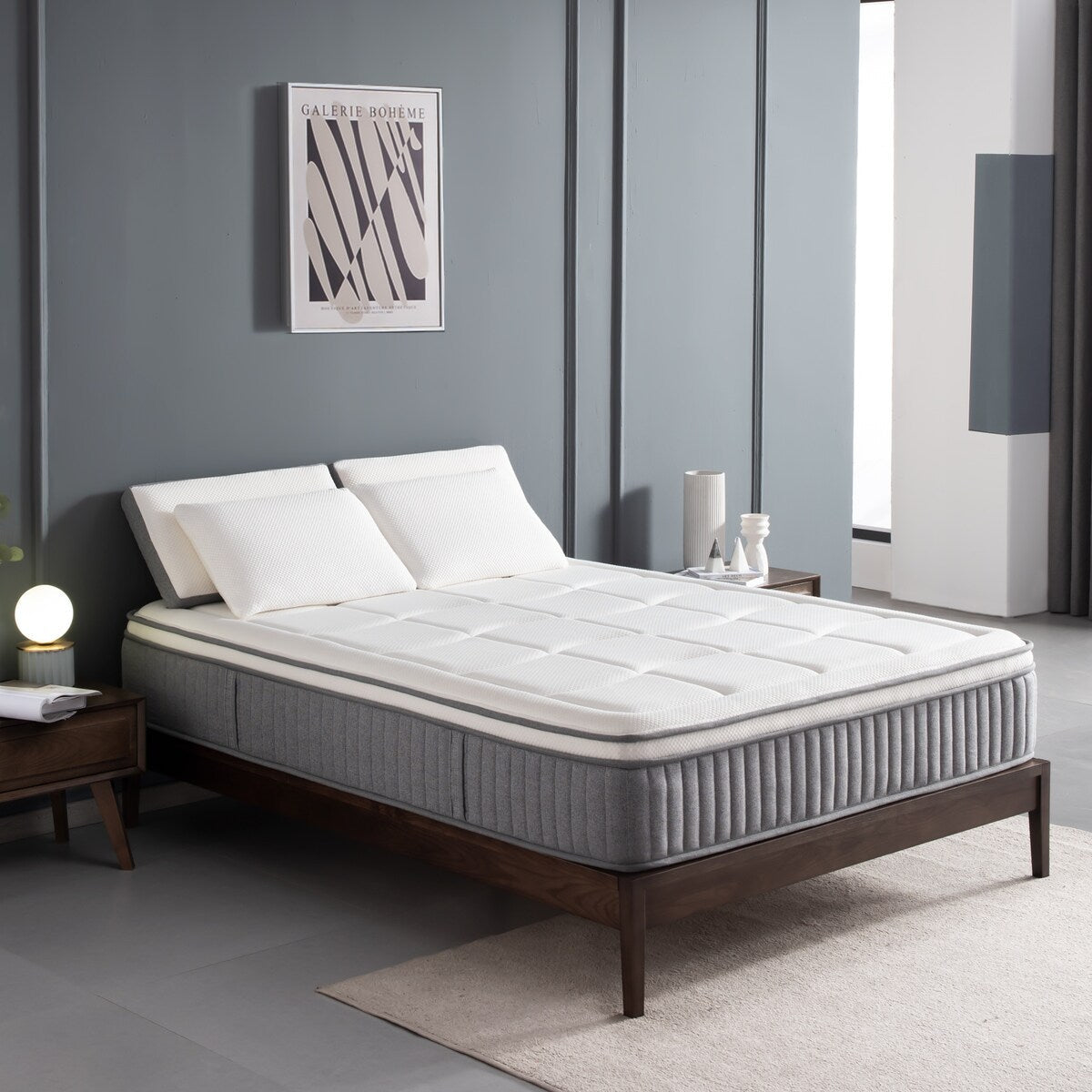 12 migliori materassi ibridi, memory foam in gel con materasso a molle insacchettate in una scatola per un sonno fresco, materasso a sensazione media