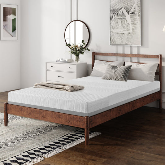 Materasso in memory foam con infusione di gel e carbone da 6 pollici - Comfort medio, Queen