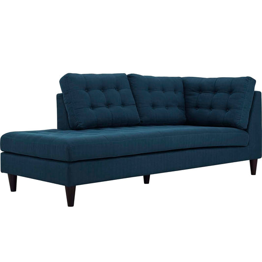 Chaise longue imbottita in tessuto Carson Carrington Humlebaek Empress