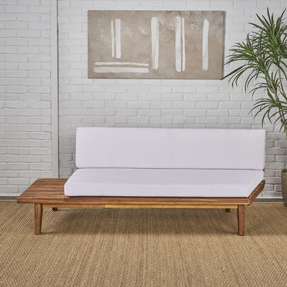 Christopher Knight Home Eulah Divano minimalista in legno e tessuto con lato sinistro