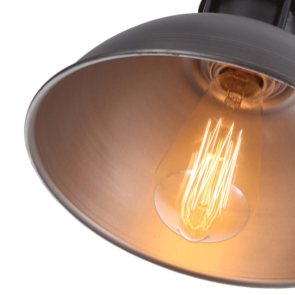 Lampada a sospensione a cupola industriale a 3 luci, in metallo, lineare, per isola da cucina, finitura in bronzo oliato