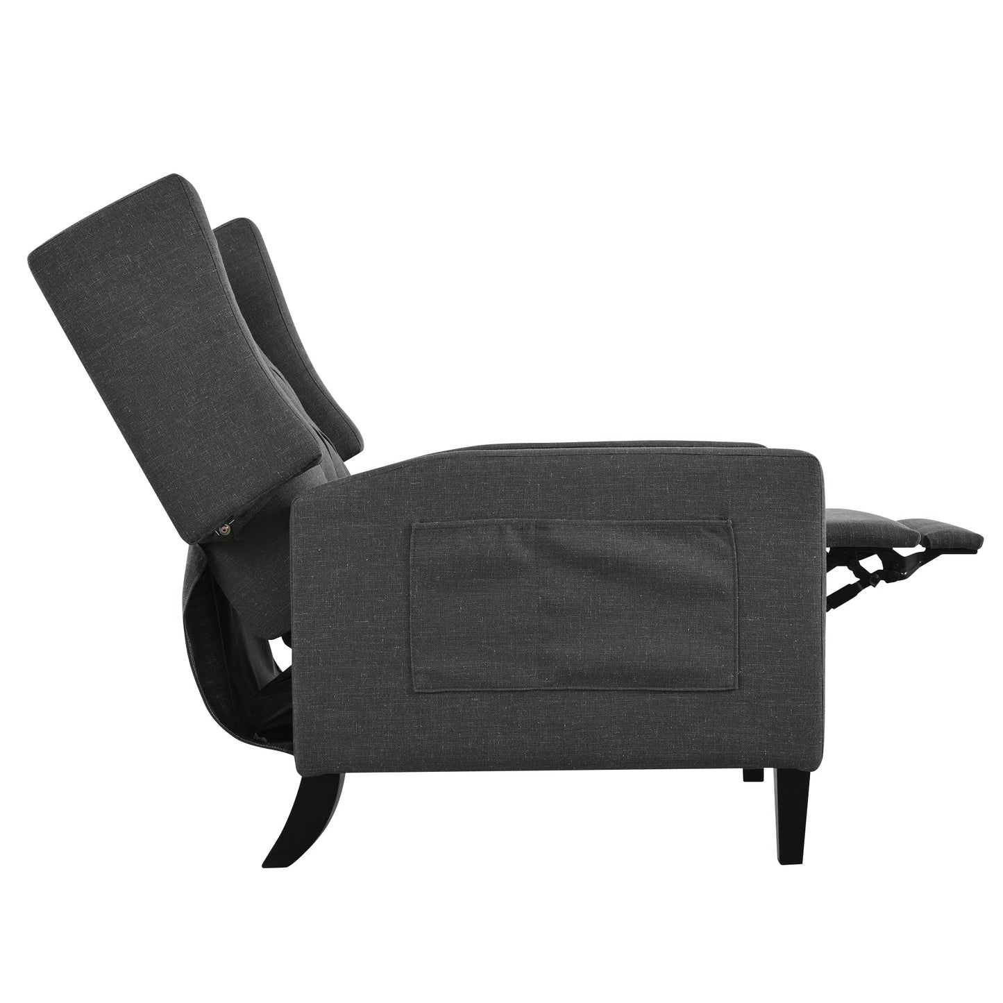 Christopher Knight Home - Poltrona reclinabile Isabella Manual WingBack con tavolo pieghevole e porte USB