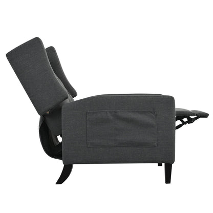 Christopher Knight Home - Poltrona reclinabile Isabella Manual WingBack con tavolo pieghevole e porte USB