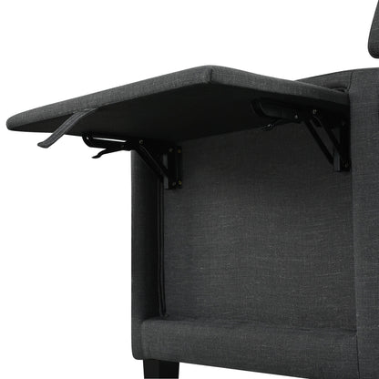Christopher Knight Home - Poltrona reclinabile Isabella Manual WingBack con tavolo pieghevole e porte USB