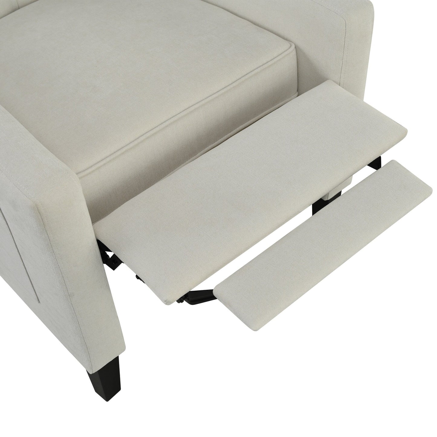 Christopher Knight Home - Poltrona reclinabile Isabella Manual WingBack con tavolo pieghevole e porte USB