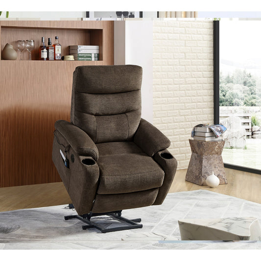 Poltrona reclinabile elettrica Christopher Knight Home con massaggio