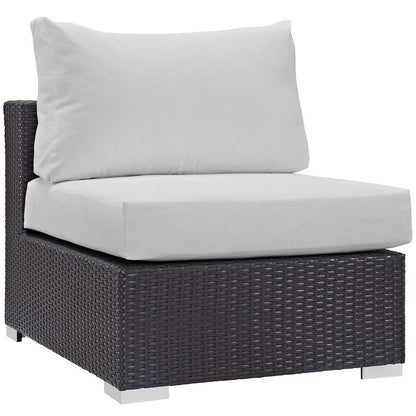 Set da esterno in rattan sintetico Bocabec (set da 7 pezzi) di Havenside Home
