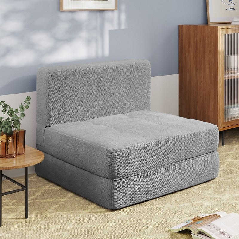 Poltrona trasformabile 3 in 1, sedia pieghevole, letto pieghevole