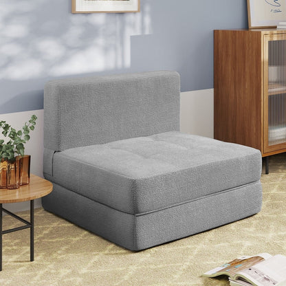 Poltrona trasformabile 3 in 1, sedia pieghevole, letto pieghevole