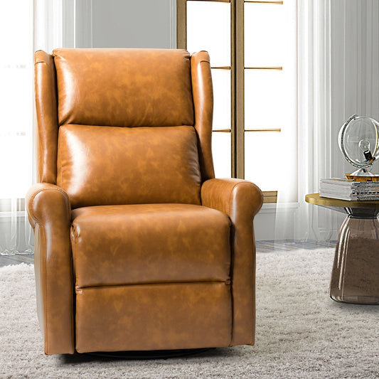 Sedia girevole per bambini Baksoho Contemporary in similpelle con base in metallo di HULALA HOME