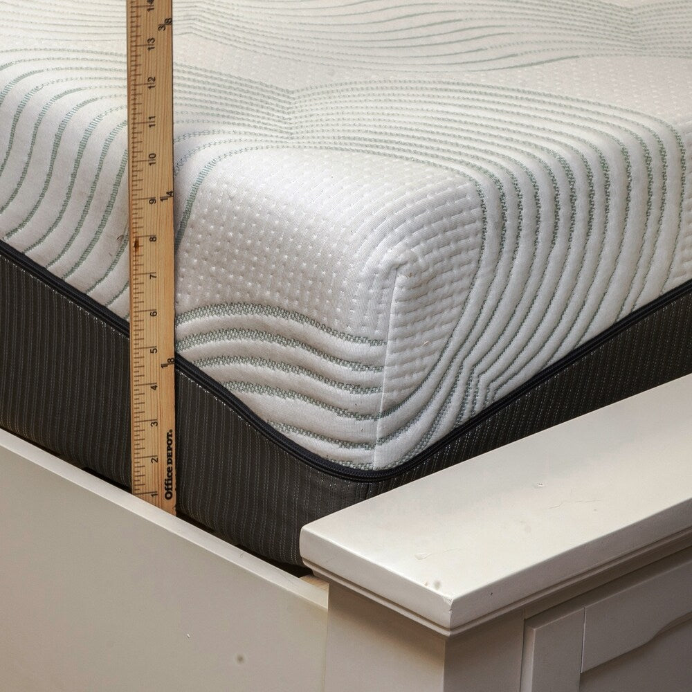 Materasso in memory foam California King-size Harmony by Integrity Bedding Sleep-o-nomics da 10 pollici - Bianco sporco