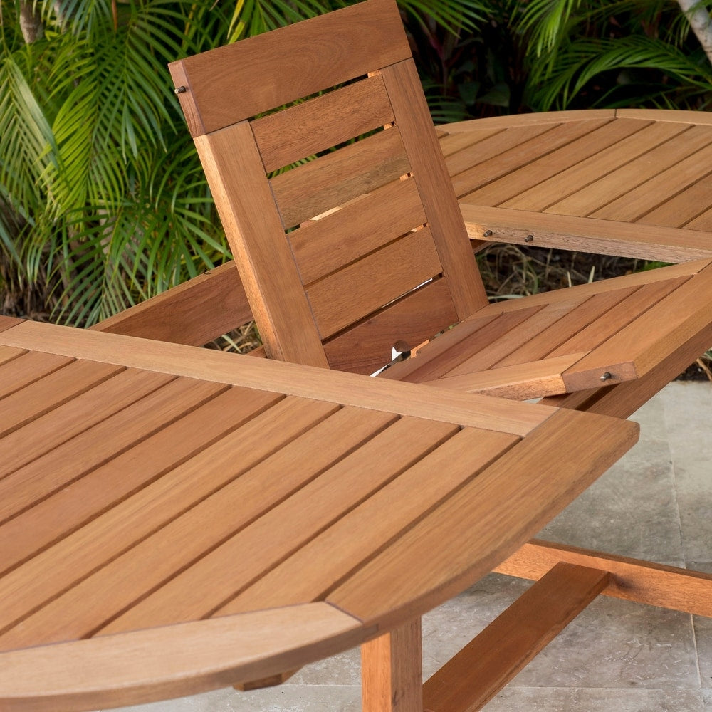 Amazonia Miller Set da pranzo per esterni in legno certificato FSC da 7 pezzi - 7 pezzi