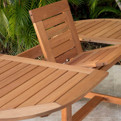 Amazonia Miller Set da pranzo per esterni in legno certificato FSC da 7 pezzi - 7 pezzi