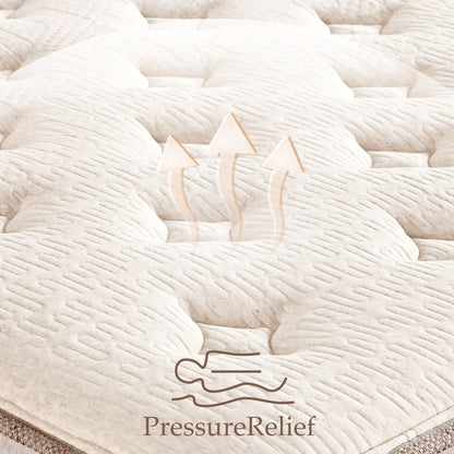 Materasso Premium in memory foam ibrido di lusso da 12 pollici