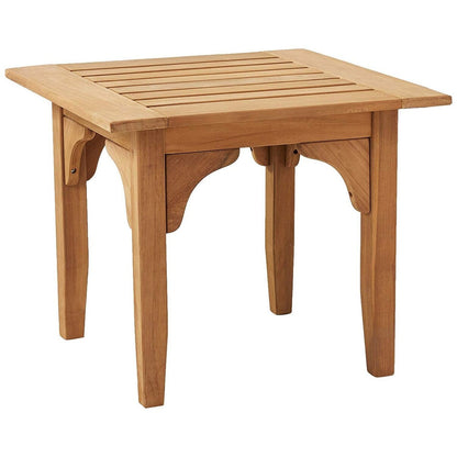 Set da conversazione per patio in teak Cambridge Casual Leon da 7 pezzi