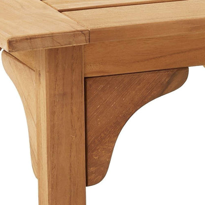 Set da conversazione per patio in teak Cambridge Casual Leon da 7 pezzi