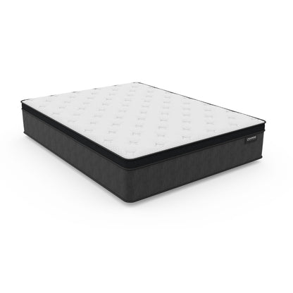 Materasso ibrido Amaris da 14 pollici con memory foam infuso di rame rinfrescante, certificato CertiPUR US e Greenguard Gold