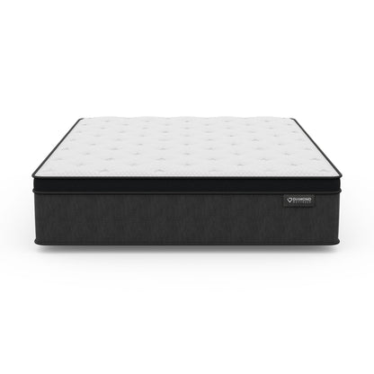Materasso ibrido Amaris da 14 pollici con memory foam infuso di rame rinfrescante, certificato CertiPUR US e Greenguard Gold