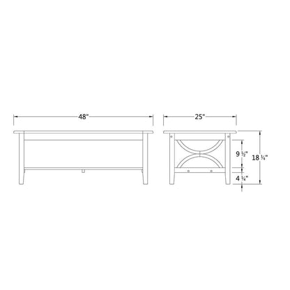 Set da conversazione per esterni Cambridge Casual Lowell in legno di teak da 5 pezzi