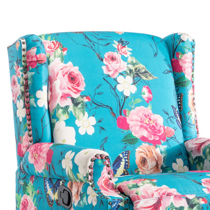 Poltrona reclinabile girevole manuale con schienale a spinta, modello W 29'', set da 2