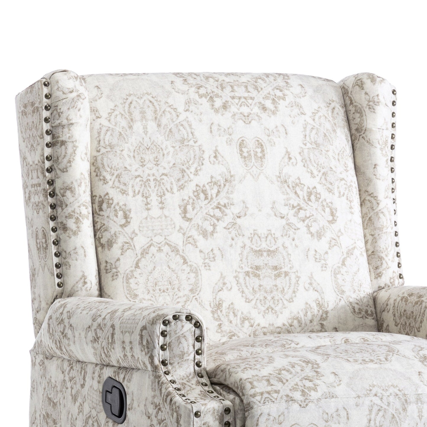 Poltrona reclinabile girevole manuale con schienale a spinta, modello W 29'', set da 2