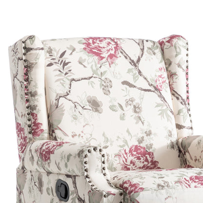 Poltrona reclinabile girevole manuale con schienale a spinta, modello W 29'', set da 2