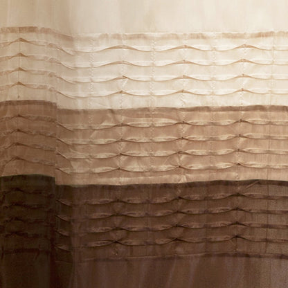 Tenda da doccia Copper Grove Wareham color grano/talpa/cioccolato