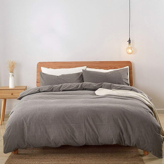 Set copripiumino in cotone Carson Carrington Gradersta da 3 pezzi