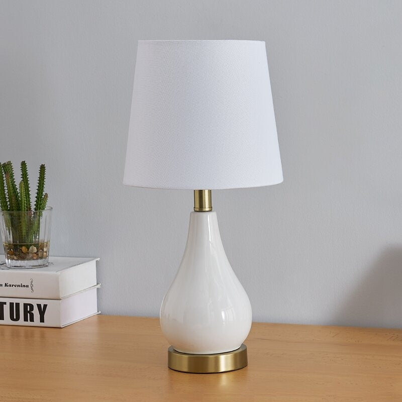 Set di lampade da tavolo da 17,5 pollici con USB (set di 2)